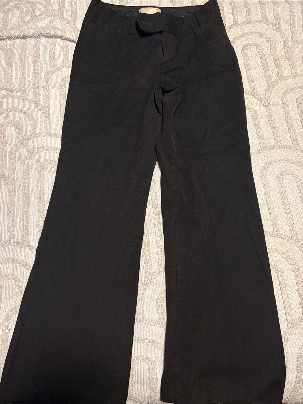 Banana Republic Black Wide-Leg Women's crop dress pant